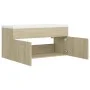 Mueble con lavabo madera de ingeniería roble Sonoma de vidaXL, Tocadores de baño - Ref: Foro24-3070850, Precio: 275,70 €, Des...