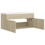 Mueble con lavabo madera de ingeniería roble Sonoma de vidaXL, Tocadores de baño - Ref: Foro24-3070850, Precio: 288,04 €, Des...