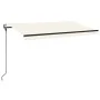 Automatische Markise mit LED und Windsensor Creme 450x300 cm von vidaXL, Markisen - Ref: Foro24-3069132, Preis: 670,75 €, Rab...