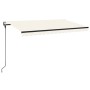 Toldo automático con LED y sensor de viento crema 450x300 cm de vidaXL, Toldos - Ref: Foro24-3069132, Precio: 540,93 €, Descu...