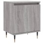 Mesita de noche madera de ingeniería gris Sonoma 40x30x50 cm de , Mesitas de noche - Ref: Foro24-826824, Precio: 40,03 €, Des...