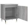 Mesita de noche madera de ingeniería gris Sonoma 40x30x50 cm de , Mesitas de noche - Ref: Foro24-826824, Precio: 40,03 €, Des...