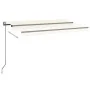Automatische Markise mit LED und Windsensor Creme 450x300 cm von vidaXL, Markisen - Ref: Foro24-3069132, Preis: 670,75 €, Rab...
