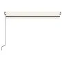 Automatische Markise mit LED und Windsensor Creme 450x300 cm von vidaXL, Markisen - Ref: Foro24-3069132, Preis: 670,75 €, Rab...