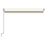 Toldo automático con LED y sensor de viento crema 450x300 cm de vidaXL, Toldos - Ref: Foro24-3069132, Precio: 540,93 €, Descu...