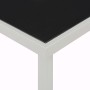 Mesa de jardín de jardín de acero negra 220x90x74,5 cm de , Mesas de jardín - Ref: Foro24-44705, Precio: 330,11 €, Descuento: %