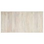 Mesa de comedor madera maciza de mango blanco 200x100x75 cm de , Mesas de cocina y de comedor - Ref: Foro24-247428, Precio: 4...