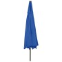 Sombrilla de jardín con luces LED azul celeste 400 cm de , Sombrillas - Ref: Foro24-312537, Precio: 91,63 €, Descuento: %
