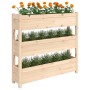 Jardinera de madera maciza de pino 112x25x104,5 cm de , Maceteros y jardineras - Ref: Foro24-823920, Precio: 102,98 €, Descue...