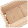 Jardinera de madera maciza de pino 112x25x104,5 cm de , Maceteros y jardineras - Ref: Foro24-823920, Precio: 102,98 €, Descue...