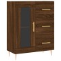 Aparador de madera de ingeniería marrón roble 69,5x34x90 cm de , Aparadores - Ref: Foro24-828035, Precio: 70,79 €, Descuento: %