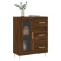 Aparador de madera de ingeniería marrón roble 69,5x34x90 cm de , Aparadores - Ref: Foro24-828035, Precio: 70,79 €, Descuento: %