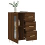 Aparador de madera de ingeniería marrón roble 69,5x34x90 cm de , Aparadores - Ref: Foro24-828035, Precio: 70,79 €, Descuento: %