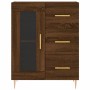Aparador de madera de ingeniería marrón roble 69,5x34x90 cm de , Aparadores - Ref: Foro24-828035, Precio: 70,79 €, Descuento: %