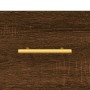 Aparador de madera de ingeniería marrón roble 69,5x34x90 cm de , Aparadores - Ref: Foro24-828035, Precio: 70,79 €, Descuento: %