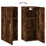 Armario de pared roble ahumado 34,5x34x90 cm de , Aparadores - Ref: Foro24-828849, Precio: 49,84 €, Descuento: %