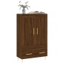 Aparador alto madera de ingeniería roble marrón 69,5x31x115 cm de , Aparadores - Ref: Foro24-830315, Precio: 85,62 €, Descuen...