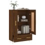 Aparador alto madera de ingeniería roble marrón 69,5x31x115 cm de , Aparadores - Ref: Foro24-830315, Precio: 85,62 €, Descuen...