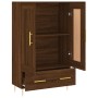 Aparador alto madera de ingeniería roble marrón 69,5x31x115 cm de , Aparadores - Ref: Foro24-830315, Precio: 85,62 €, Descuen...