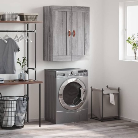 Armario de pared madera ingeniería gris Sonoma 69,5x34x90 cm de , Aparadores - Ref: Foro24-830362, Precio: 68,39 €, Descuento: %
