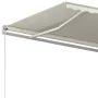 Toldo retráctil manual color crema 500x300 cm de vidaXL, Toldos - Ref: Foro24-3068937, Precio: 421,26 €, Descuento: %