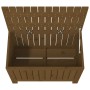 Caja de almacenaje jardín madera pino marrón miel 76x42,5x54 cm de , Cajas de almacenaje para exteriores - Ref: Foro24-823825...