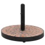 Base de sombrilla redonda color terracota 12 kg de , Bases para sombrillas - Ref: Foro24-362219, Precio: 73,39 €, Descuento: %