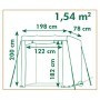 Nature Invernadero para tomates 198x78x200 cm de , Invernaderos - Ref: Foro24-428493, Precio: 91,27 €, Descuento: %