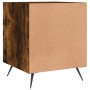 Mesita de noche madera de ingeniería roble ahumado 40x40x50 cm de , Mesitas de noche - Ref: Foro24-827510, Precio: 28,59 €, D...