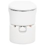 Inodoro de camping integrado HDPE y acero blanco 24+17 L de , Urinarios y retretes portátiles - Ref: Foro24-154409, Precio: 5...