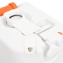 Inodoro de camping integrado HDPE y acero blanco 24+17 L de , Urinarios y retretes portátiles - Ref: Foro24-154409, Precio: 5...