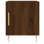 Mesita de noche madera de ingeniería marrón roble 40x40x50 cm de , Mesitas de noche - Ref: Foro24-827546, Precio: 38,72 €, De...