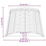 Pantalla para lámpara mimbre blanco Ø30x20 cm de , Pantallas para lámparas - Ref: Foro24-364383, Precio: 27,87 €, Descuento: %