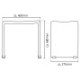 RIDDER Taburete de baño Trendy transparente de , Asientos y bancos para duchas - Ref: Foro24-429779, Precio: 181,86 €, Descue...