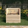 Compostador de madera maciza de pino 80x80x78 cm de , Compostadores - Ref: Foro24-822187, Precio: 122,02 €, Descuento: %