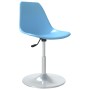 Sillas de comedor giratorias 4 unidades PP azul de , Sillas de comedor - Ref: Foro24-338278, Precio: 178,63 €, Descuento: %