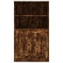 Aparador de madera contrachapada roble ahumado 60x35,5x103,5 cm de , Aparadores - Ref: Foro24-816317, Precio: 89,84 €, Descue...