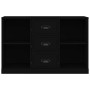 Aparador de madera contrachapada negro 104,5x35,5x67,5 cm de , Aparadores - Ref: Foro24-816233, Precio: 97,09 €, Descuento: %