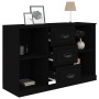 Aparador de madera contrachapada negro 104,5x35,5x67,5 cm de , Aparadores - Ref: Foro24-816233, Precio: 97,09 €, Descuento: %
