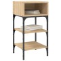 Mesita noche 2 uds madera ingeniería roble Sonoma 35x34,5x70 cm de , Mesitas de noche - Ref: Foro24-825886, Precio: 49,05 €, ...