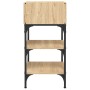 Mesita noche 2 uds madera ingeniería roble Sonoma 35x34,5x70 cm de , Mesitas de noche - Ref: Foro24-825886, Precio: 49,05 €, ...