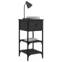 Mesitas de noche 2 uds madera de ingeniería negro 34x36x70 cm de , Mesitas de noche - Ref: Foro24-825974, Precio: 89,20 €, De...
