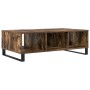 Mesa de centro madera de ingeniería roble ahumado 104x60x35 cm de , Mesas de centro - Ref: Foro24-827097, Precio: 108,32 €, D...
