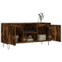 Mueble de TV madera de ingeniería roble ahumado 104x35x50 cm de , Muebles TV - Ref: Foro24-827017, Precio: 63,15 €, Descuento: %