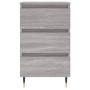 Mesita de noche 2 uds madera ingeniería gris Sonoma 40x35x69 cm de , Mesitas de noche - Ref: Foro24-826921, Precio: 103,81 €,...