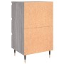 Mesita de noche 2 uds madera ingeniería gris Sonoma 40x35x69 cm de , Mesitas de noche - Ref: Foro24-826921, Precio: 103,81 €,...
