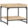 Mesa de centro madera ingeniería roble Sonoma 49,5x49,5x45 cm de , Mesas de centro - Ref: Foro24-832809, Precio: 35,21 €, Des...