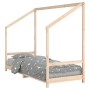 Estructura de cama para niños madera maciza de pino 80x200 cm de , Cunas y camas para niños - Ref: Foro24-835700, Precio: 115...