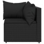 Set de muebles de jardín 3 pzas y cojines ratán sintético negro de , Sofás de exterior - Ref: Foro24-319779, Precio: 217,63 €...