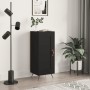 Aparador de madera contrachapada negro 34,5x34x90 cm de , Aparadores - Ref: Foro24-830413, Precio: 65,17 €, Descuento: %